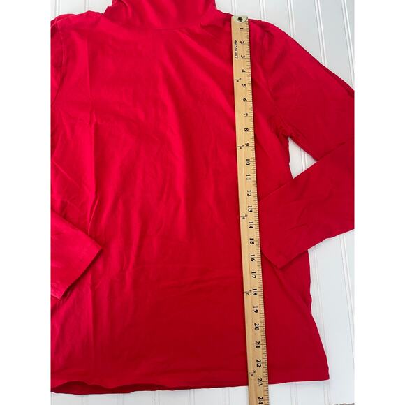 Old Navy Lightweight Turtleneck Tops Shirts Red Blue Gray Bundle 3 - Size Large - Picture 3 of 12